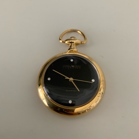 Vintage JOAN RIVERS Classics Collection Gold Tone Watch Unisex Pendent Necklace - Picture 10 of 10